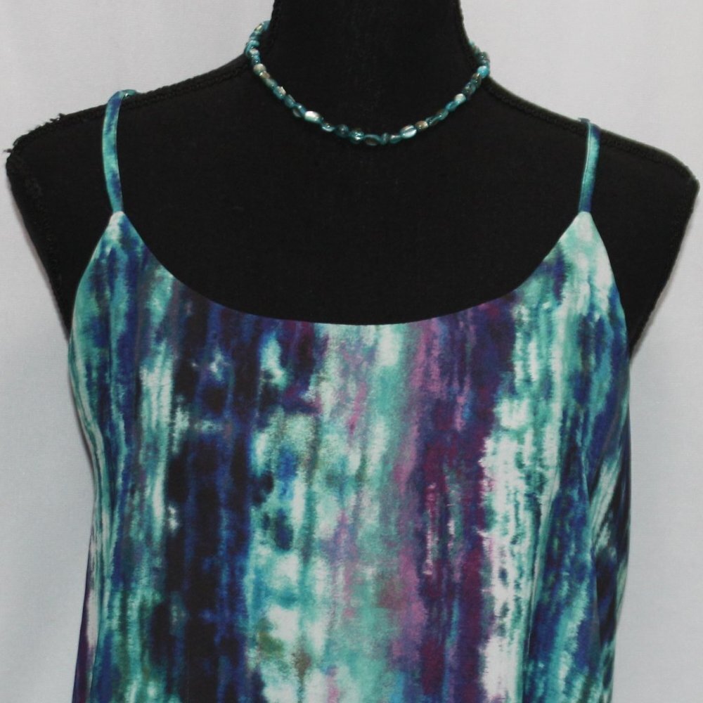 Mossimo Three Tier Strappy Fully Lined Maxi Dress - Picture 4 of 16